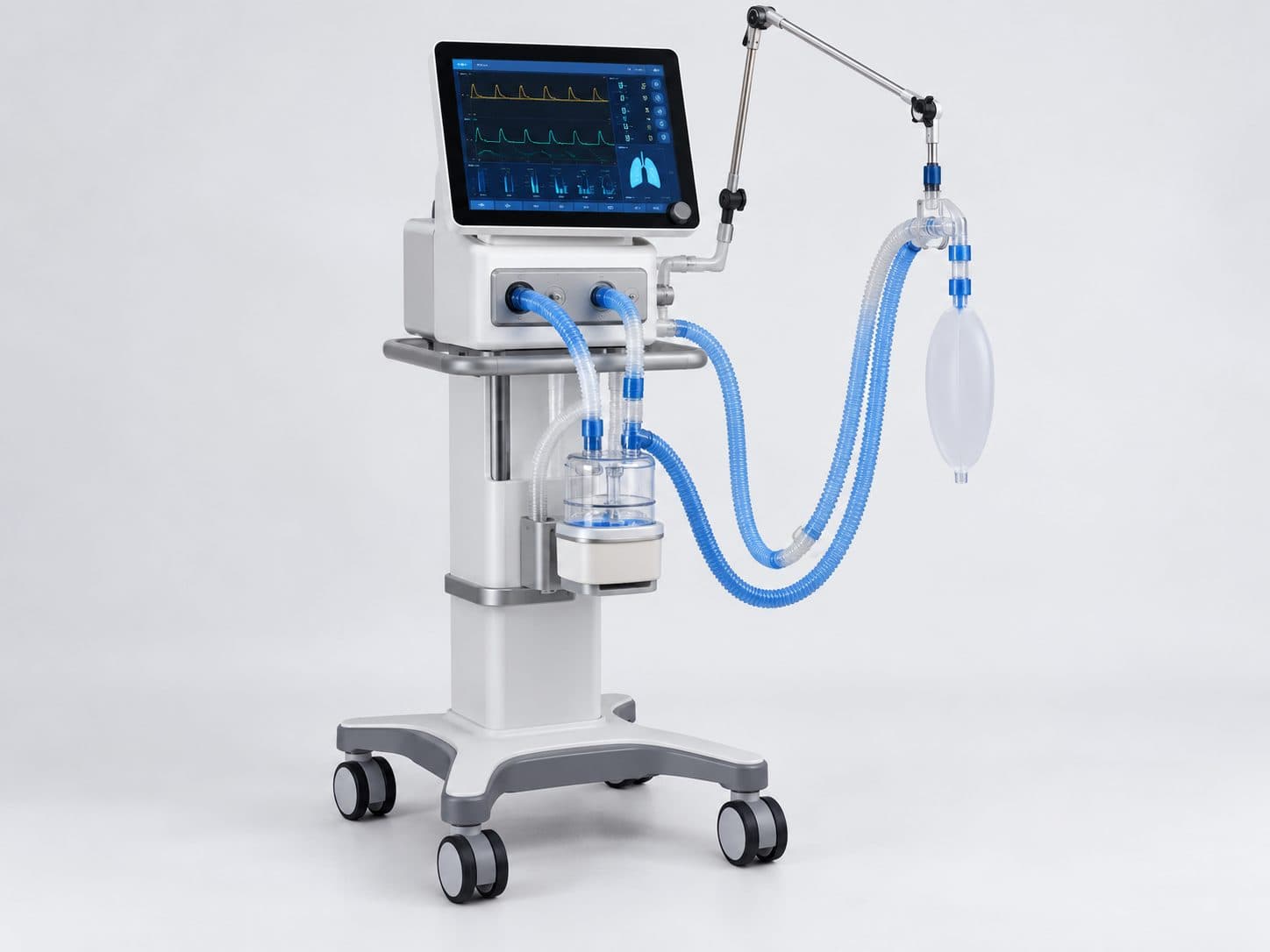 Ventilador pulmonar microprocessado